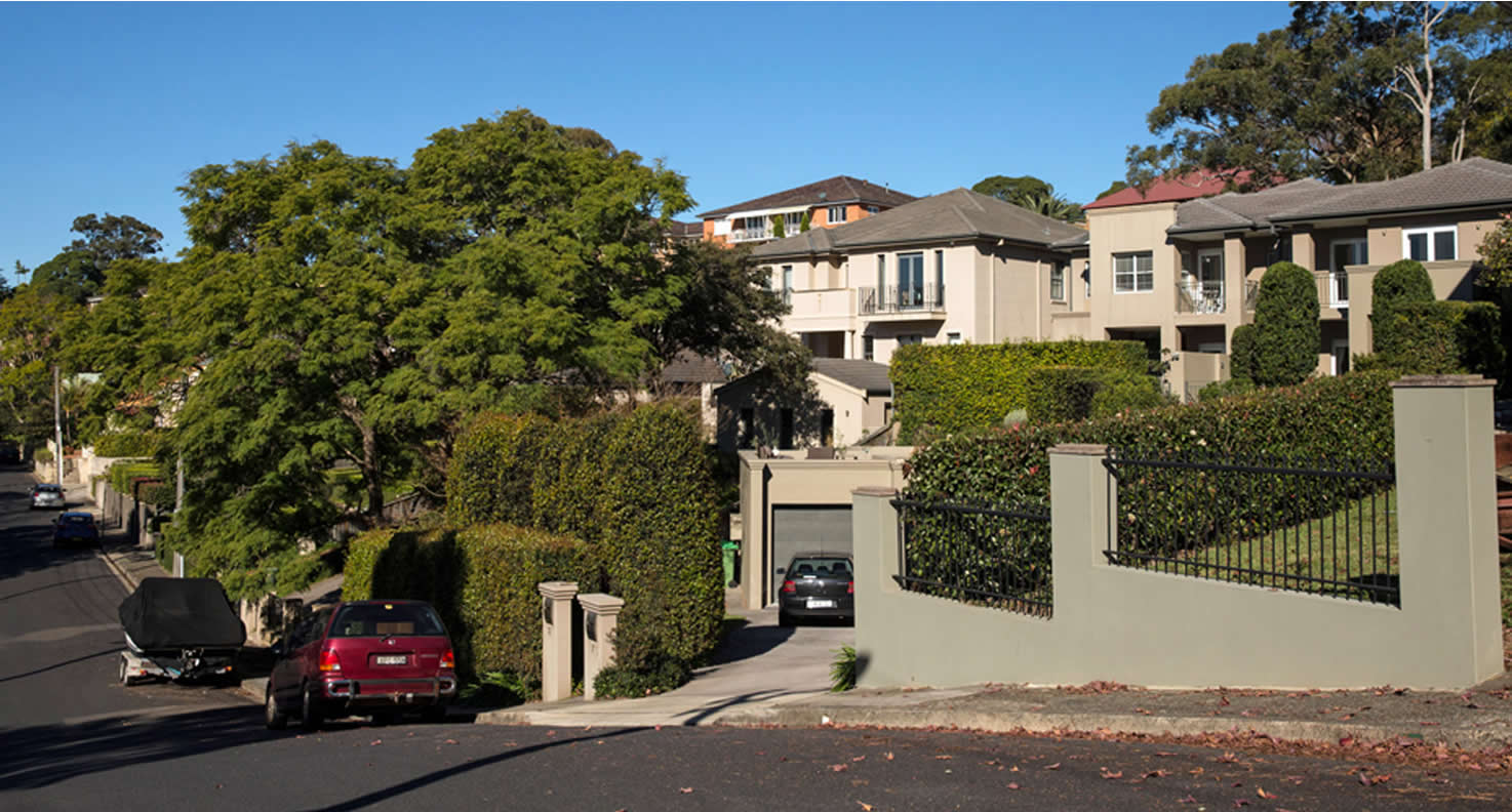 Exterior of a property in Hunters Hill