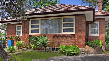 Exterior of a property in Huntleys Point